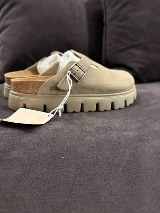 Birkenstock Shoes - Birkenstock Chunky Boston 40 Taupe